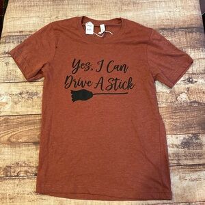 Bella Canvas T-shirt ‘Yes, I can Drive A Stick’